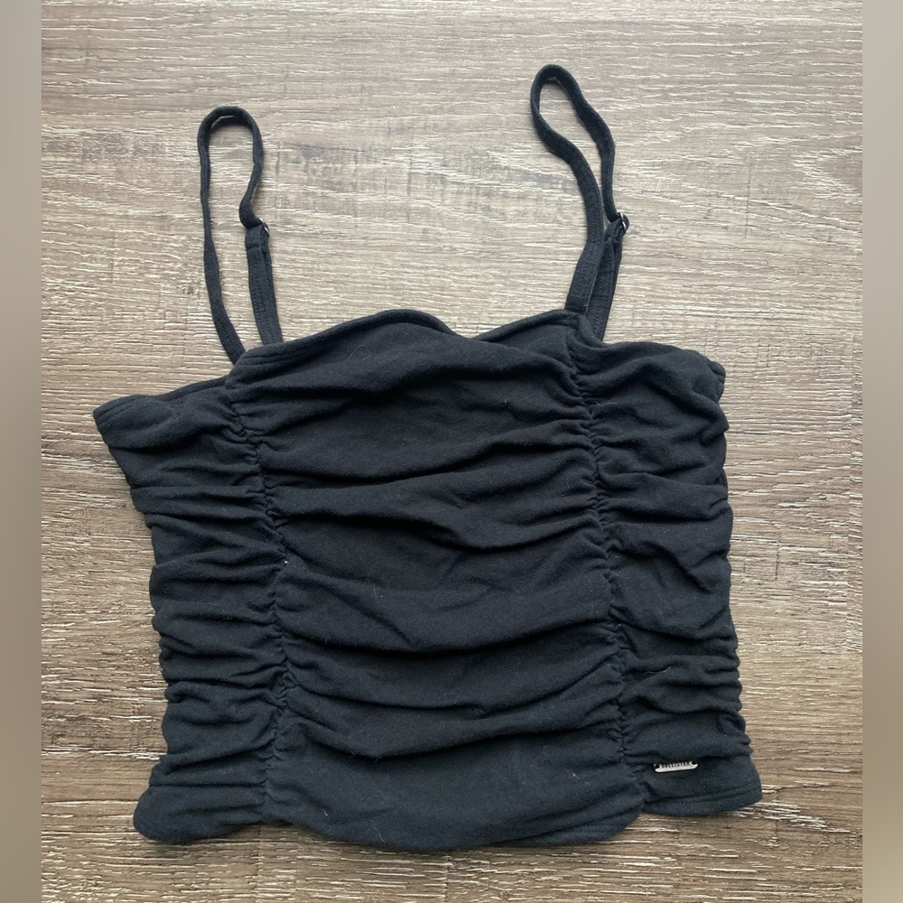Hollister Black Cropped Tank Top